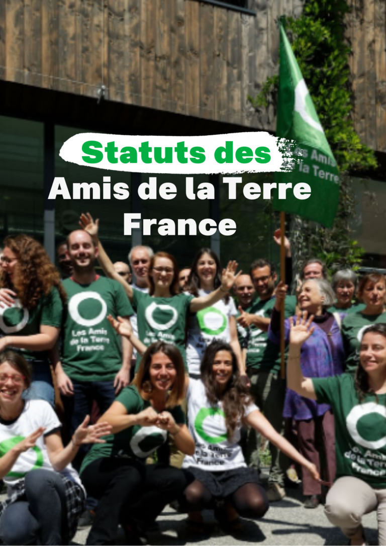 Je soutiens les Amis de la Terre Les Amis de la Terre