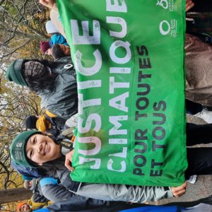 Climate March London 6 november - Madeleine Race of Friends of the Earth International