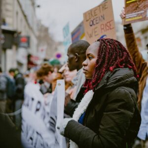 Marche climat du 12 mars 2022 - cortège EACOP. Crédit : Alban Grosdidier