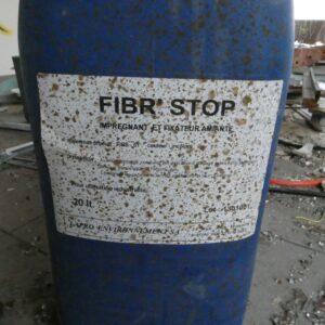 bidon fixateur amiante