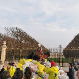 Action stop fast-fashion, le 14 mars 2025 à Paris