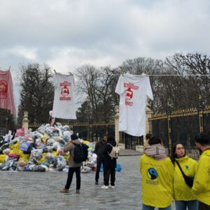Action stop fast-fashion, le 14 mars 2025 à Paris