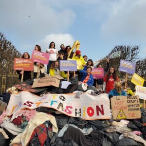 Action stop fast-fashion, le 14 mars 2025 à Paris